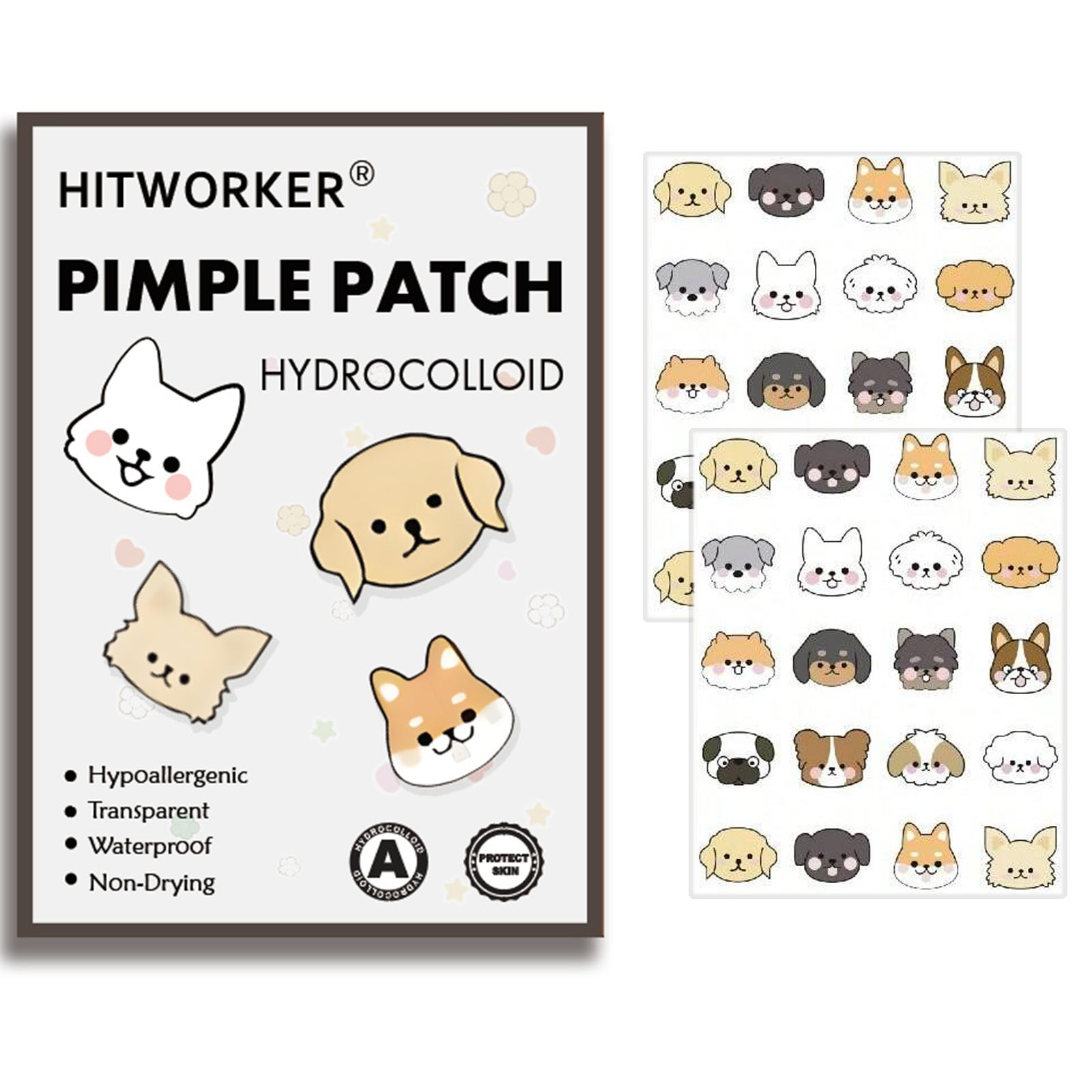 Skincare Animate - 40PCS Cute Animal Shape Hydrocolloid Blemish