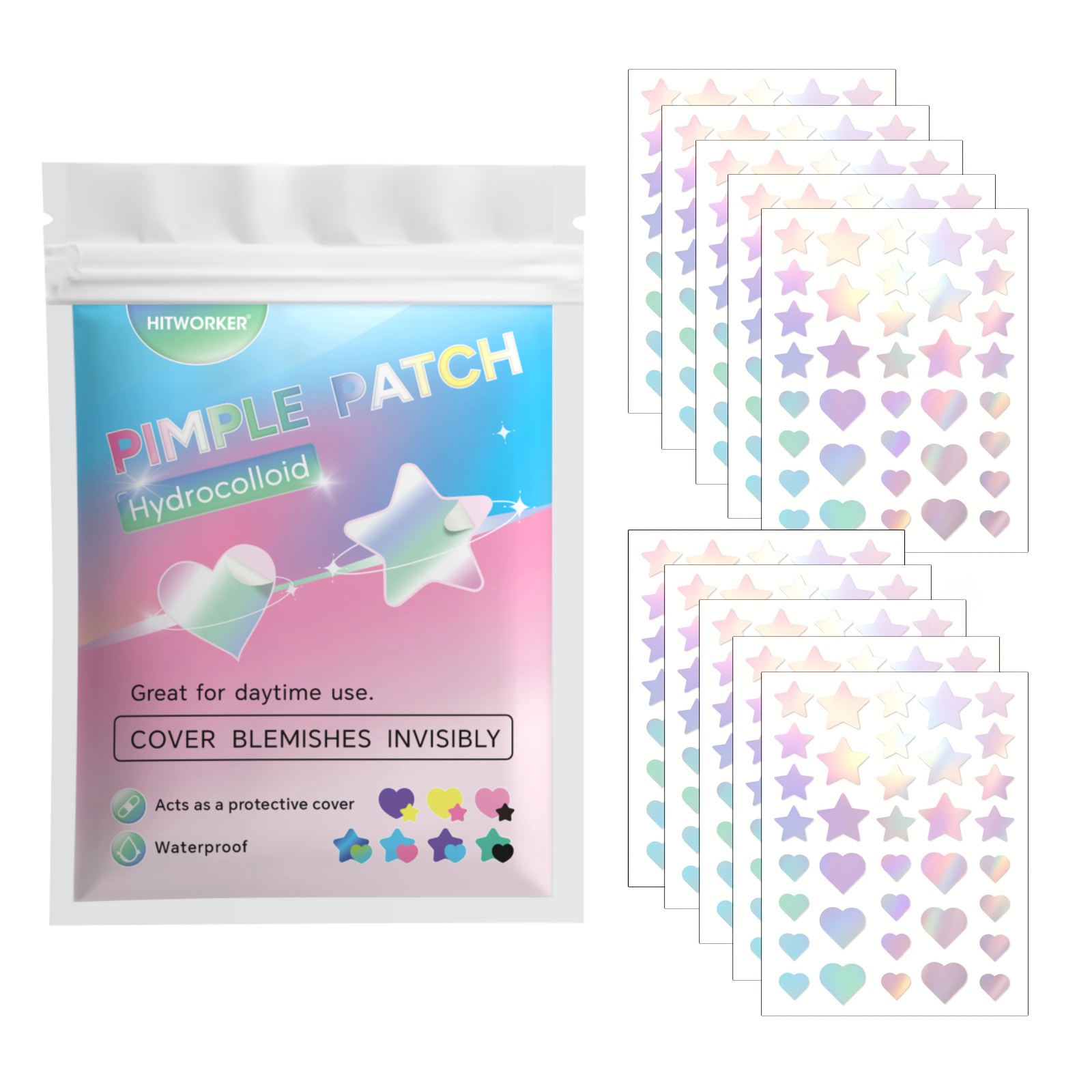 Skincare Gentle - 360pcs Colorful Acne Patches – gentle