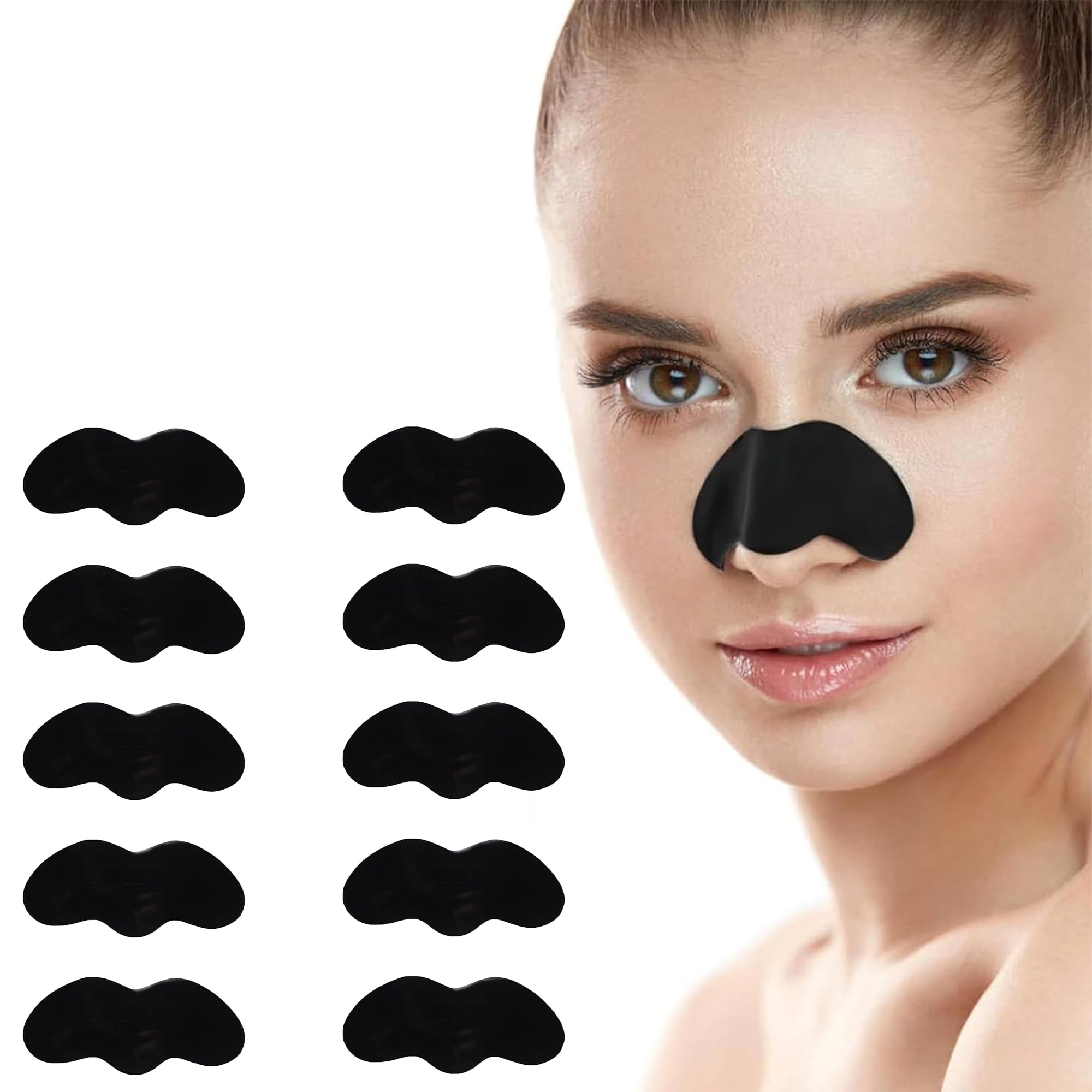 Charcoal Pore Strip - 10/20/50/100PCS Blackhead Removing Nasal Strips for