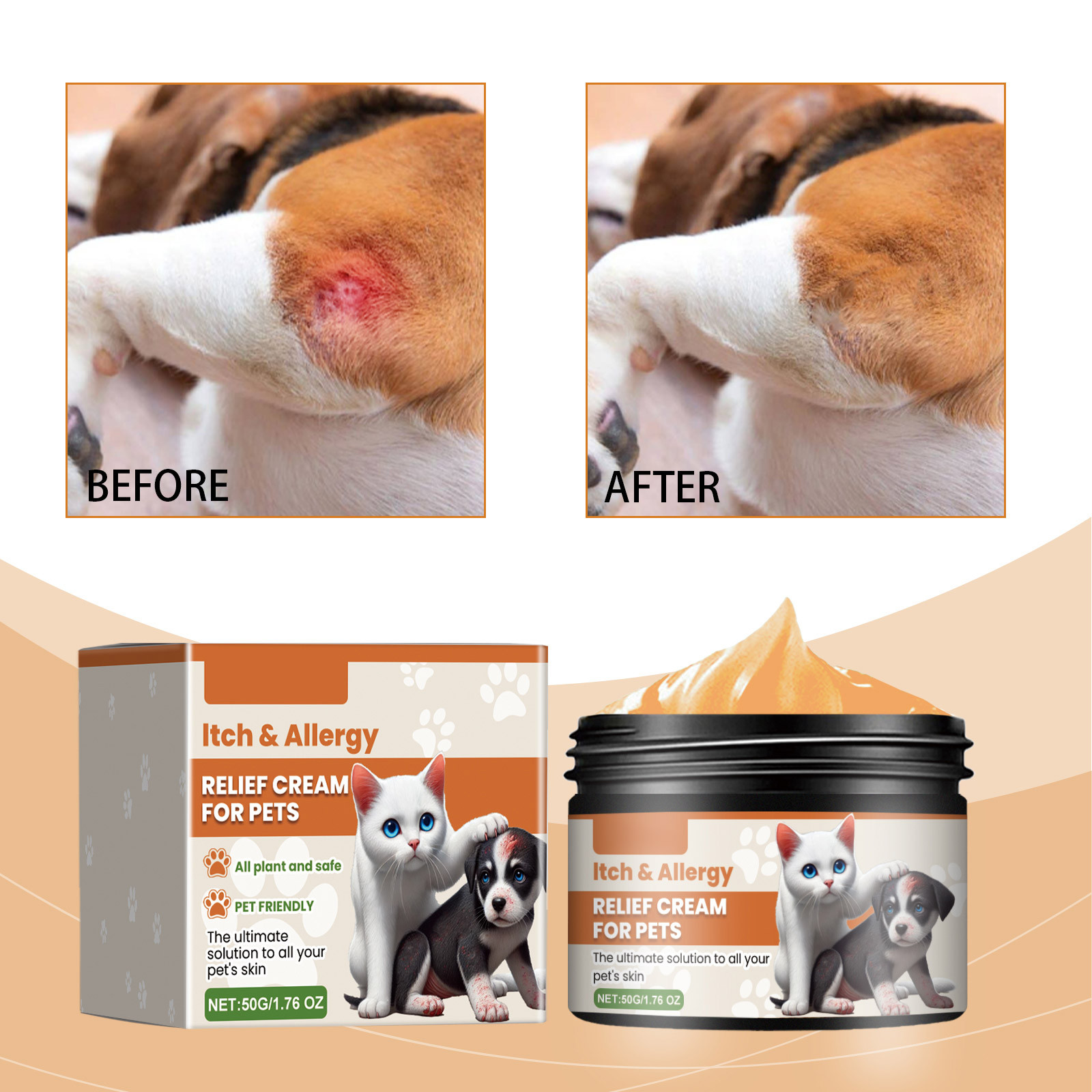 Skincare Animate - New Pet Antiitch Antiallergic Cream Skin