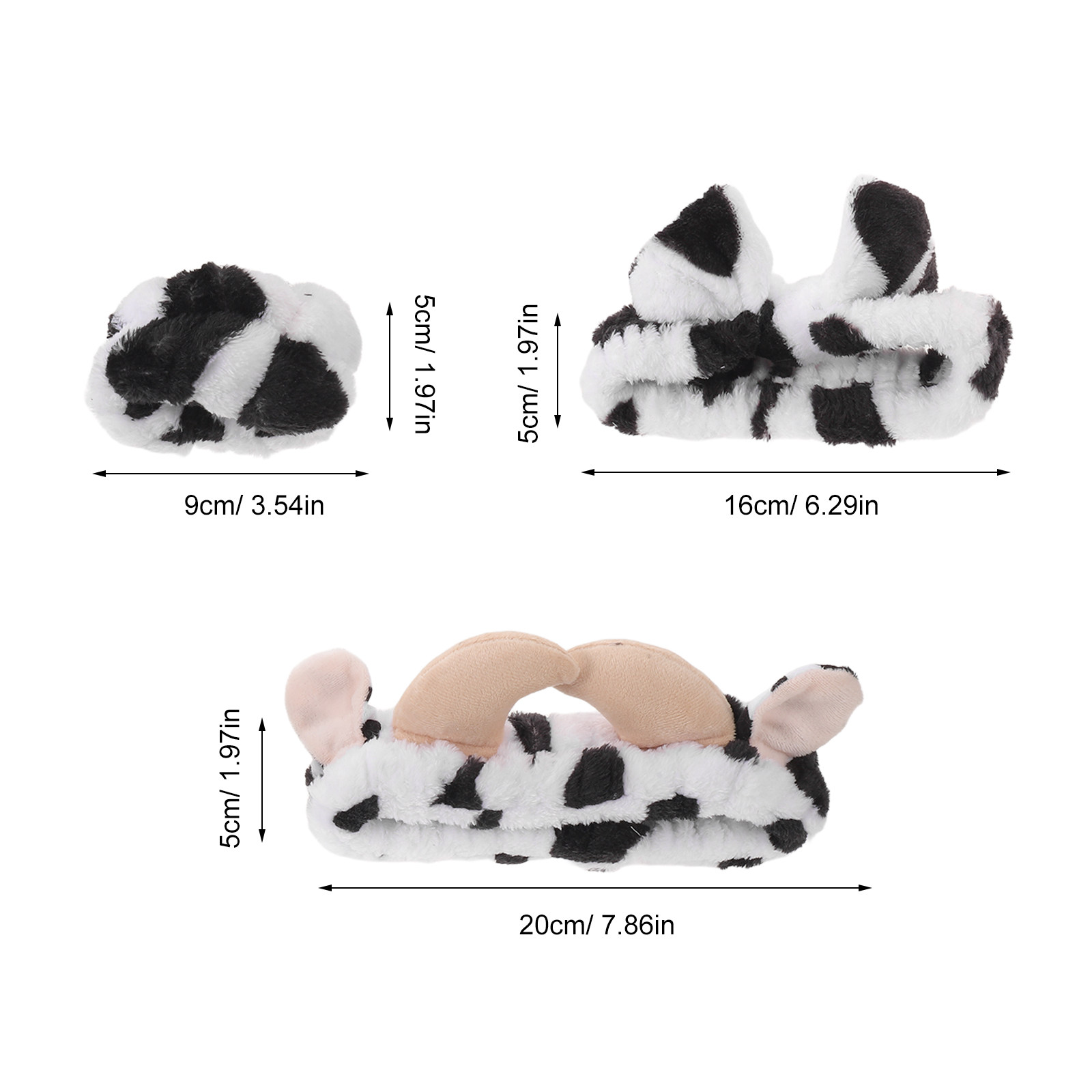 1Set Cow Spa Headband Wristban - Skincare Animate review and price