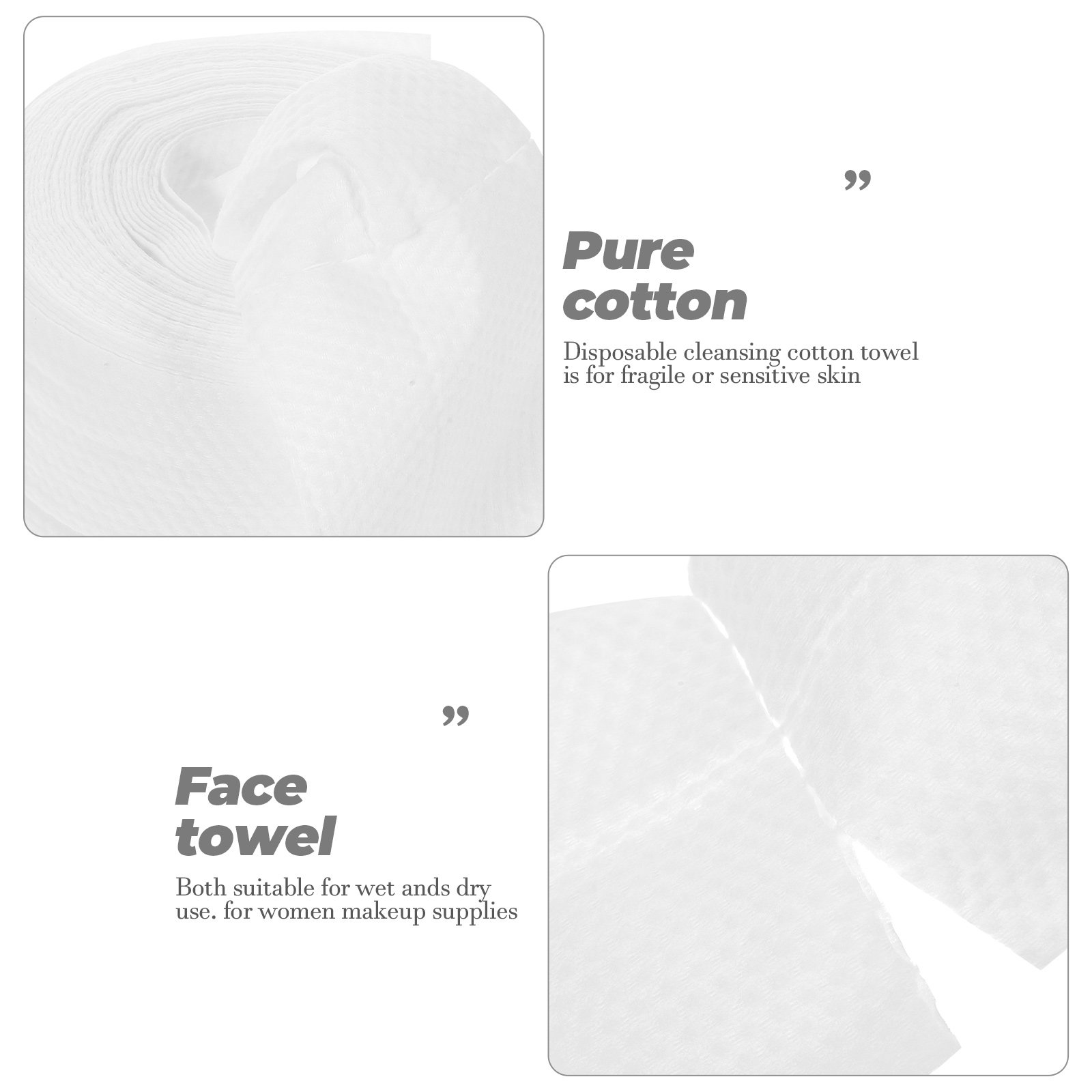 60Pcs Cotton Face Cleaner Disp - Skincare Gentle review and price