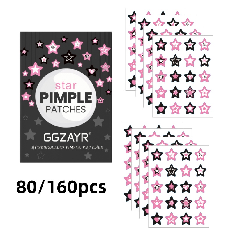 80/160pcs Star Acne Patch Set  - Skincare Gentle review and price