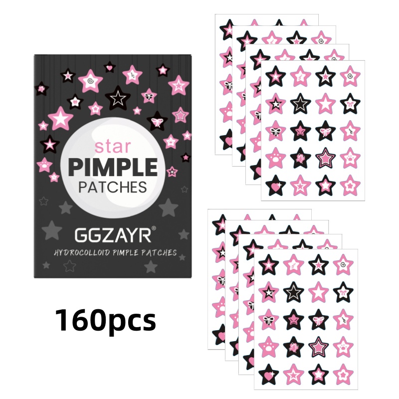 80/160pcs Star Acne Patch Set  - Skincare Gentle review and price