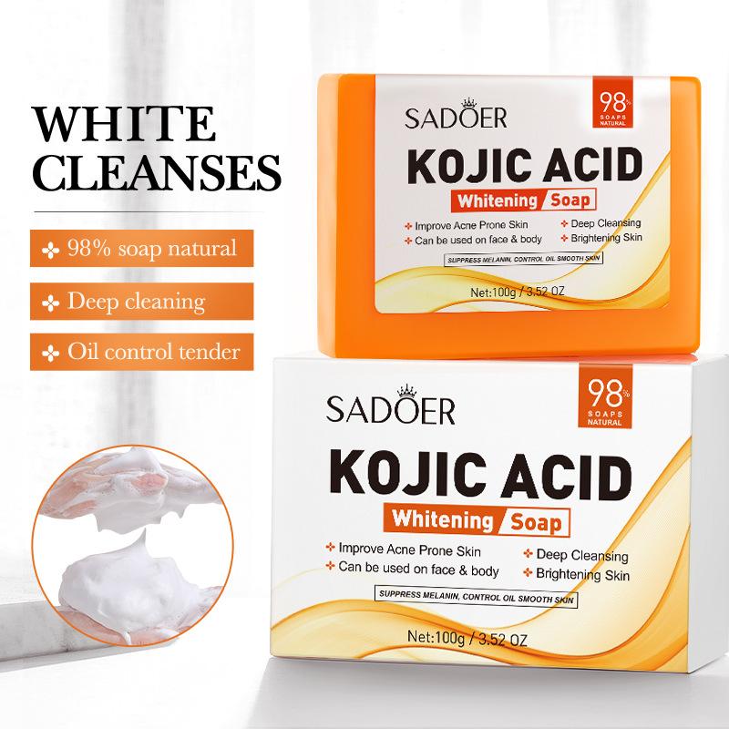 1Pc SADOER Kojic Acid Facial S - Kojic Acid Soap review and price