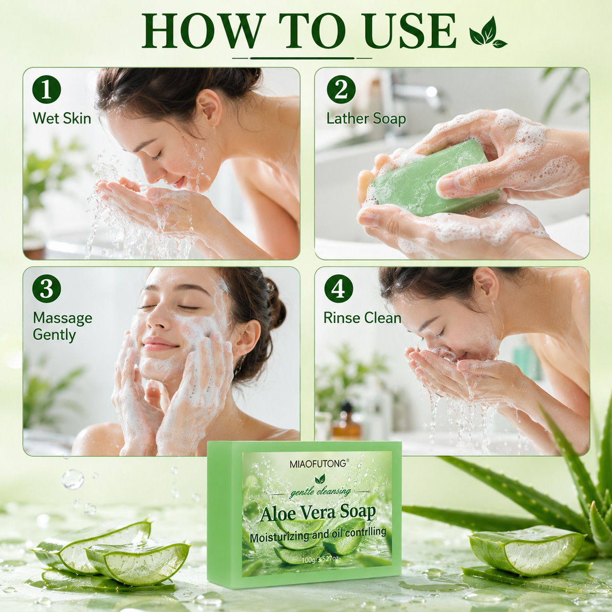 4 In 1 Aloe Vera Handmade Esse - Skincare Gentle review and price