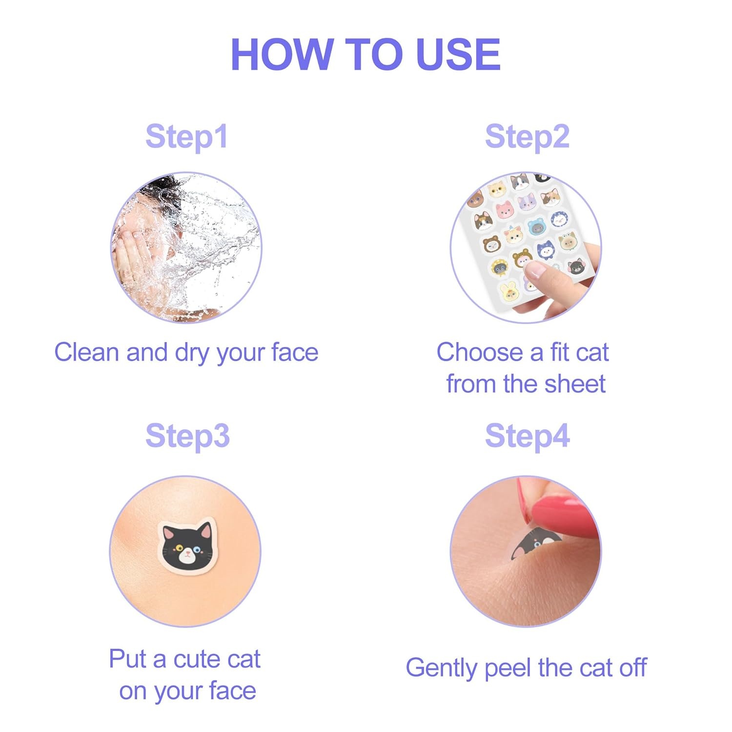 600pcs Cartoon acne patch, cut - Skincare Gentle review and price