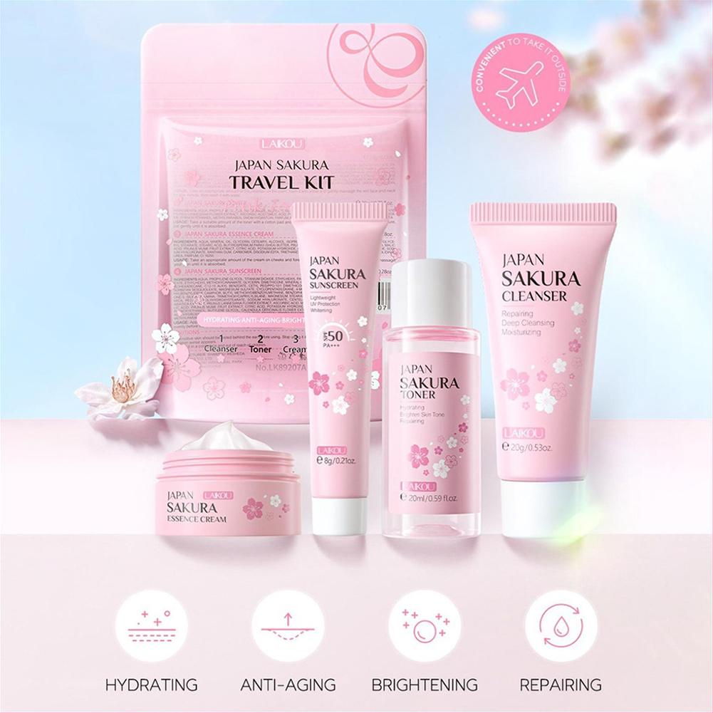 Sakura Skin Care Set facial Cl - Skincare Gentle review and price