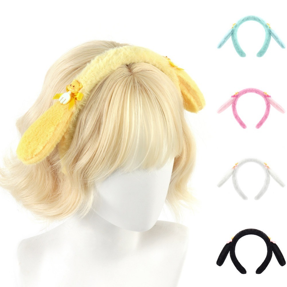 Soft Fluffy Animal Ear Headban - Skincare Animate review and price