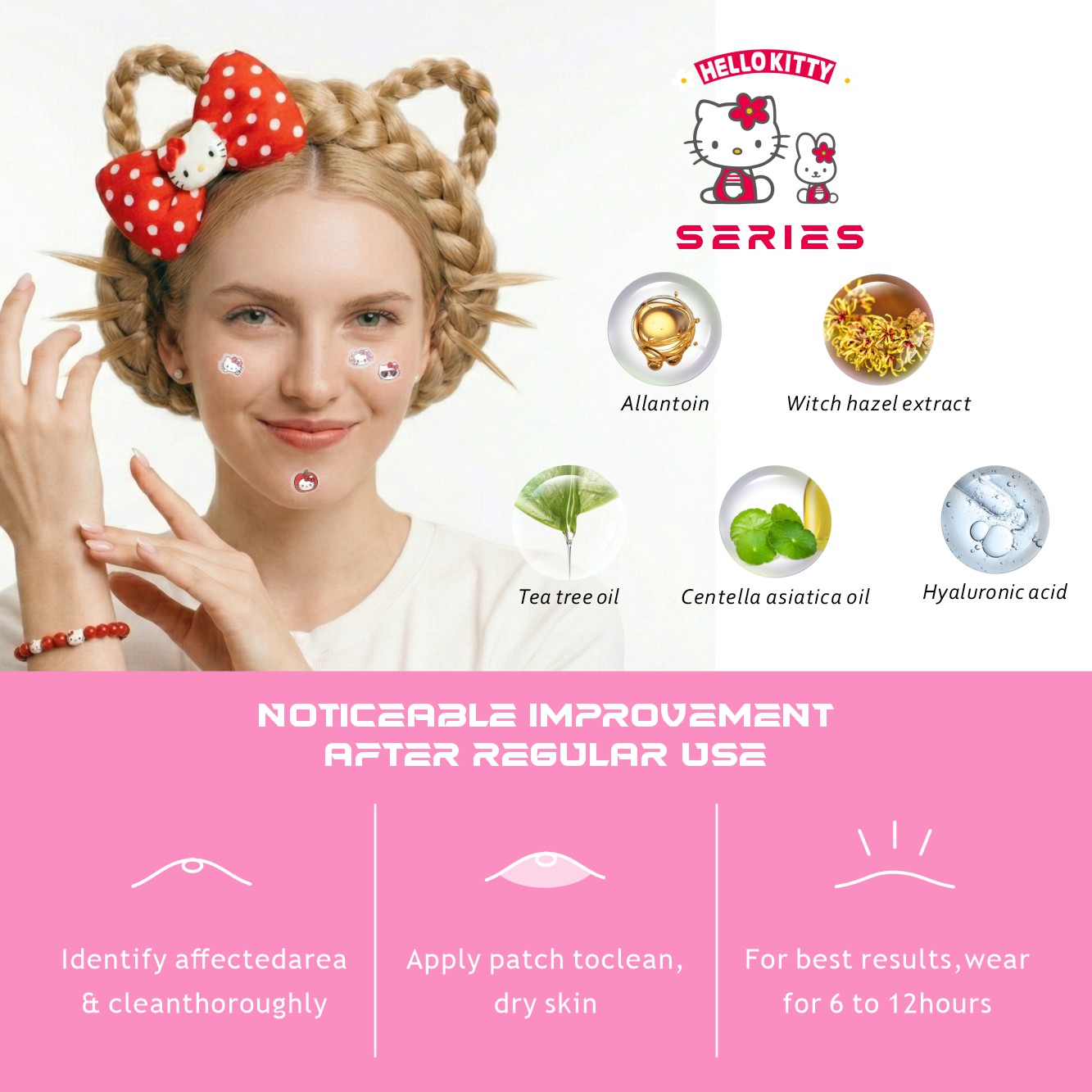 25/125PCS Hello Kitty Blemish  - Skincare Acne review and price